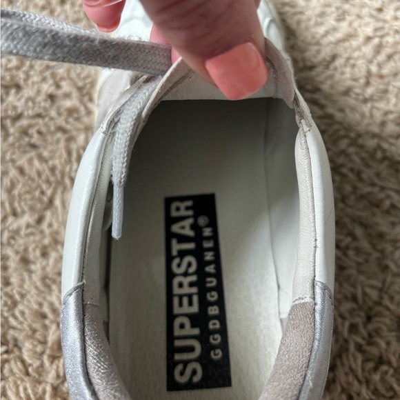 Golden Goose Superstar White Sneakers women’s 39 or US 8 - Picture 2 of 10